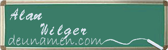 Alan Wilger Visitenkarte